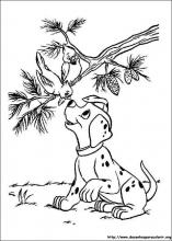 Desenhos para colorir, desenhar e pintar : Desenhos para colorir, cachorro dalmatas