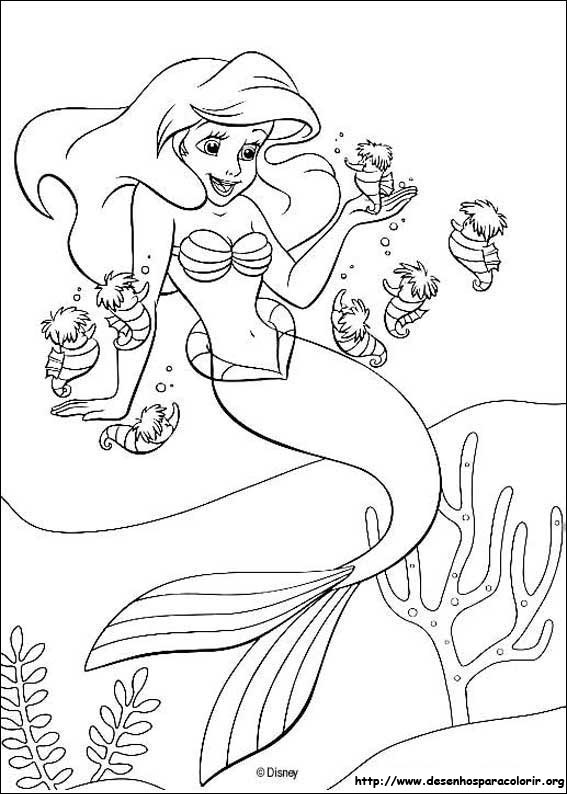 desenho de sereia coelho com amigos para colorir 12788444 Vetor no