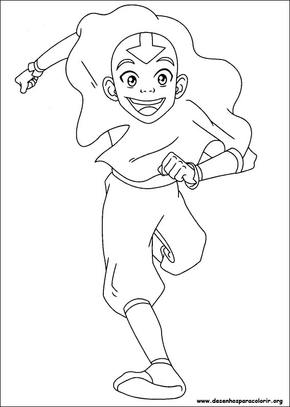 aang coloring pages - photo #29