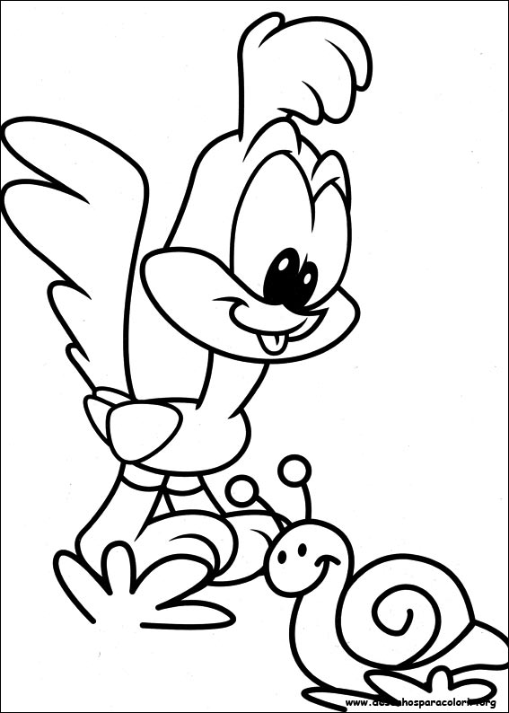 desenhos do baby looney tunes para colorir
