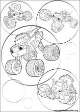 🌈 Blaze Monster Desenho Para Colorir  Blaze Monster Coloring Pages 