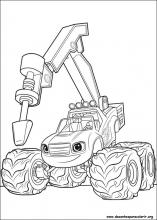 Blaze and the monster machines coloring pages  Desenhos para colorir carros,  Carros para colorir, Desenhos para colorir