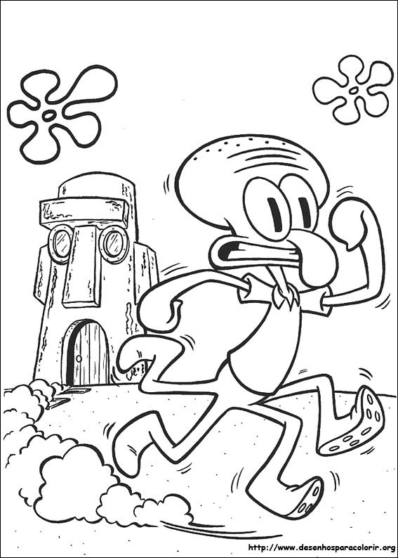 desenhos do bob esponja para colorir