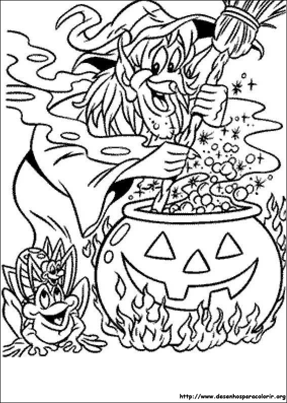 FREE! - Desenhos de Halloween para Colorir – Dia das Bruxas