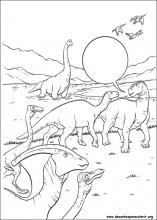 Desenho de Dinossauros de terra para Colorir - Colorir.com