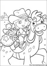 Desenho de Dora Aventureira médica para colorir - Tudodesenhos