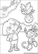 Desenho de Dora Aventureira médica para colorir - Tudodesenhos