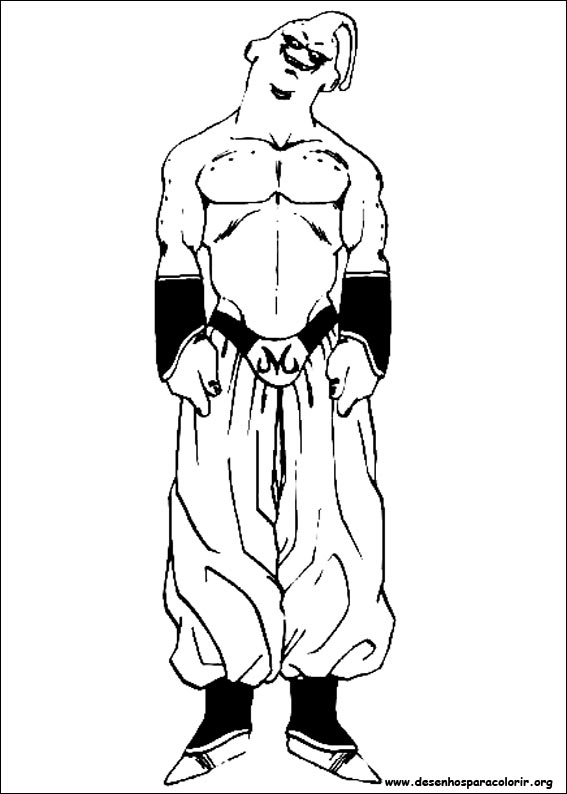 desenhos do dragon ball z para colorir