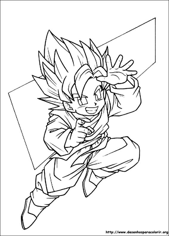 Desenhos do Majin Boo para colorir - Bora Colorir