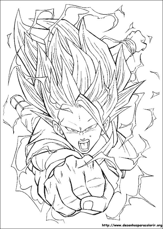 Dragon Ball Z para Colorir- 120 Páginas de Poder e Aventura