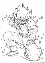 Desenhos do Dragon Ball Z para colorir