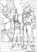 Mergulhe nos mistérios de Dragon Ball Z para Colorir! e Imprimir - Pintar  Grátis Online