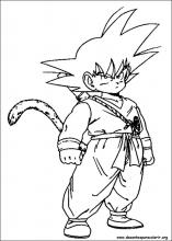 20 Desenhos do Son Goku para Colorir e Imprimir - Online Cursos Gratuitos