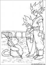 Desenho de Son Goku para colorir  Desenhos para colorir e imprimir gratis