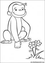 Desenho e Imagem George Curioso Banana para Colorir e Imprimir Grátis para  Adultos e Crianças 