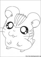 BAÚ DA WEB: Hamtaro desenhos e riscos para colorir, pintar