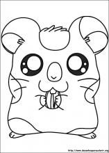 BAÚ DA WEB: Hamtaro desenhos e riscos para colorir, pintar