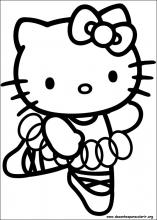 200 Desenhos da Hello Kitty para Colorir e Imprimir