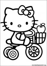 ▷ Desenhos de Hello Kitty para colorir