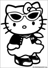 40 Desenhos da Hello Kitty para Colorir e Imprimir - Online Cursos