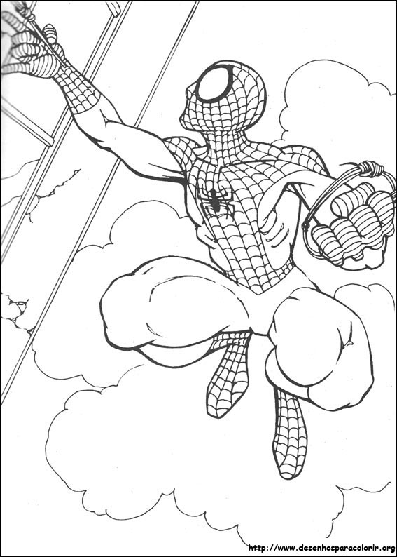 Homem Aranha para colorir – 47 modelos incríveis para imprimir