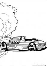 Desenhos de Carros da Hot Wheels para Colorir e Imprimir 