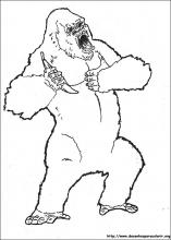 Desenhos de King Kong - Como desenhar King Kong passo a passo