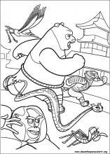 Desenhos do Kung Fu Panda para Colorir e Imprimir