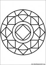 Desenhos de Mandala para colorir, jogos de pintar e imprimir