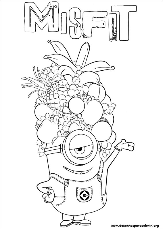 minions coloring pages banana split - photo #15