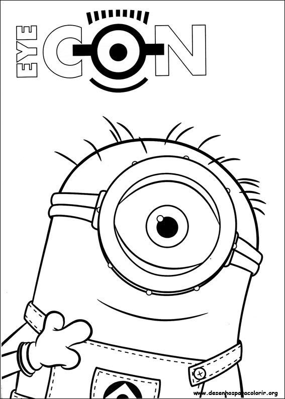 Desenhos para Pintar e Imprimir: Desenhos para colorir dos Minions