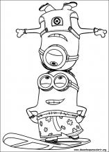 Desenhos dos Minions para Colorir e Imprimir