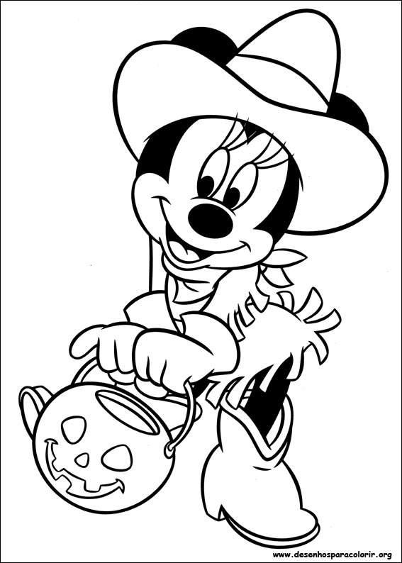 Desenhos da Minnie - Modelos para Colorir - Tudo Para Colorir