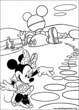 Desenhos Para Pintar e Colorir Minnie - Imprimir Desenho 047