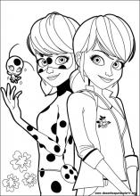 Ladybug e Cat Noir 05 – Imagens para Colorir