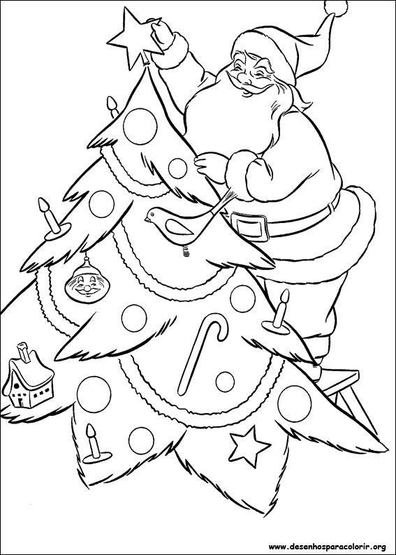 Desenhos para colorir de natal www.desenhosparacolorir.com.pt