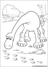 Desenhos Para Pintar e Colorir Dinossauro - Imprimir Desenho 024