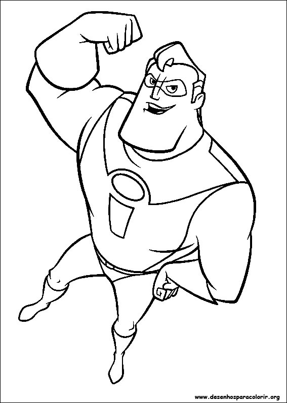 desenhos do os super hérois para colorir