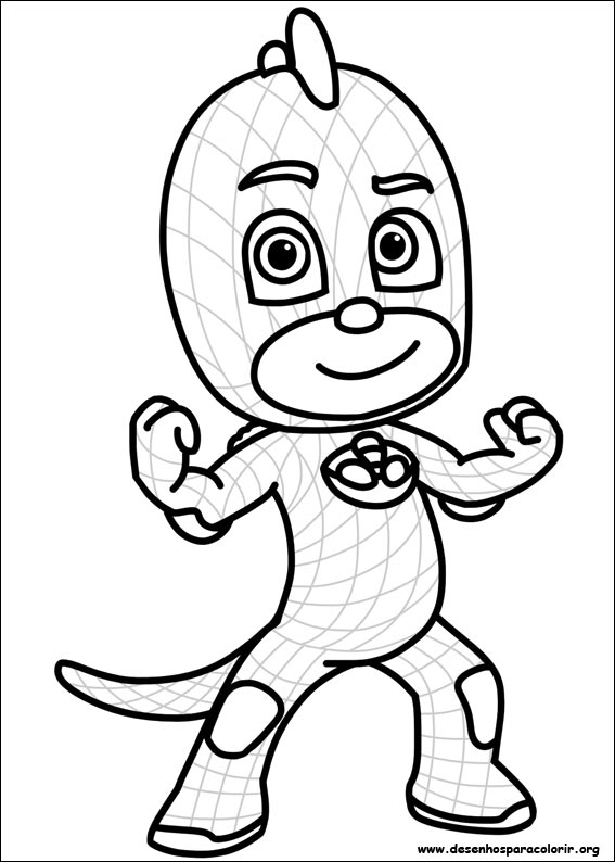 Como Desenhar o WOLFOO, PJ MASKS MENINO GATO, Desenho para Colorir e  Imprimir