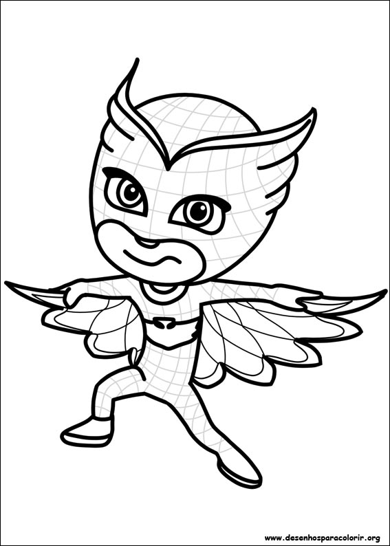 Como Desenhar o WOLFOO, PJ MASKS MENINO GATO, Desenho para Colorir e  Imprimir