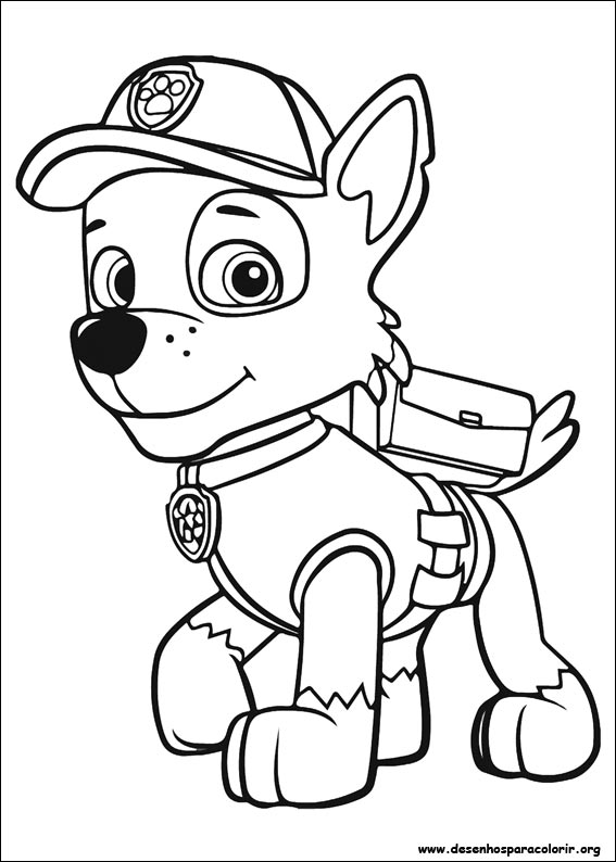 Desenhos do Patrulha Canina para colorir