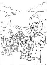 Desenho para Colorir Patrulha Canina - Desenho para Colorir