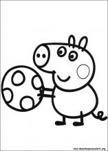 Peppa Pig Desenho para Colorir