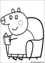 Desenhos de Peppa Pig - A Porquinha Peppa para colorir, jogos de pintar e  imprimir