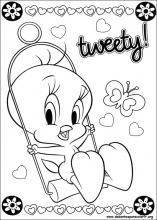 Desenho do Piu Piu para colorir - Bora Colorir