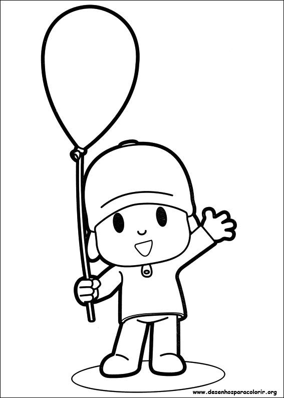 Desenhos de Pocoyo para colorir - Páginas para impressão grátis