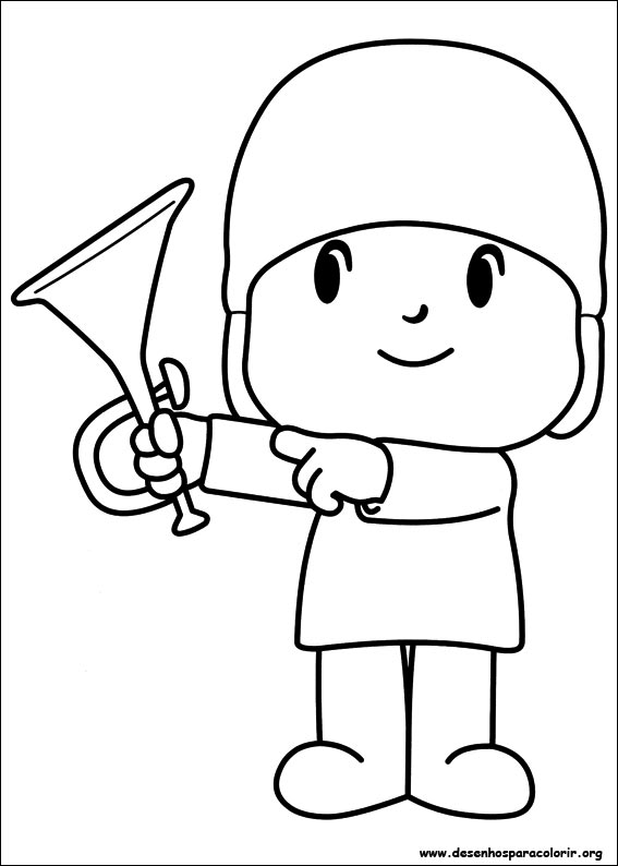 Desenhos de Pocoyo para colorir - Páginas para impressão grátis