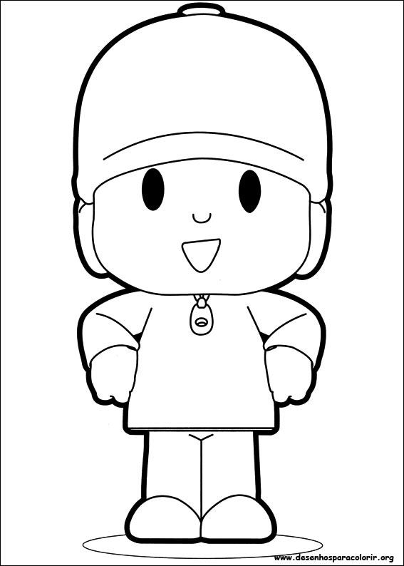 Desenhos pocoyo para colorir: Imprimir e pintar como faço