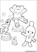 Imprimir para colorir e pintar o desenho Pocoyo - 4919