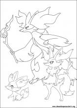 ▷ Desenhos de Pokemon para colorir